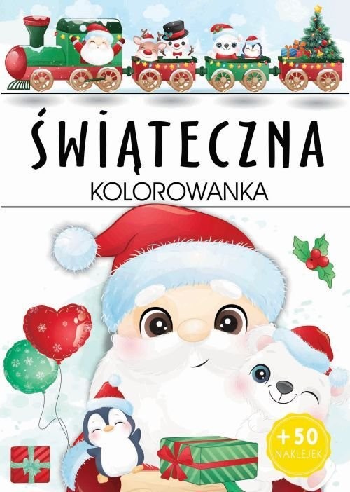 okładka Świąteczna kolorowanka książka