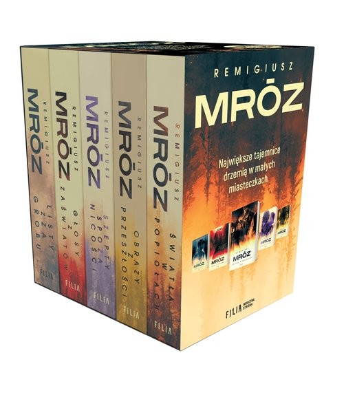 okładka Pakiet: Listy zza grobu / Głosy z zaświatów / Szepty spoza nicości / Obrazy z przeszłości / Światła książka | Remigiusz Mróz