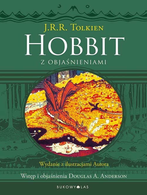okładka Hobbit z objaśnieniami książka | J.R.R. Tolkien