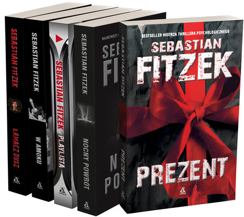 okładka Prezent / Nocny Powrót / Playlista / W amoku / Łamacz Dusz Pakiet książka | Sebastian Fitzek