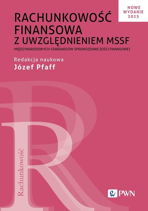 okładka Rachunkowość finansowa z uwzględnieniem MSSF książka | Józef Pfaff