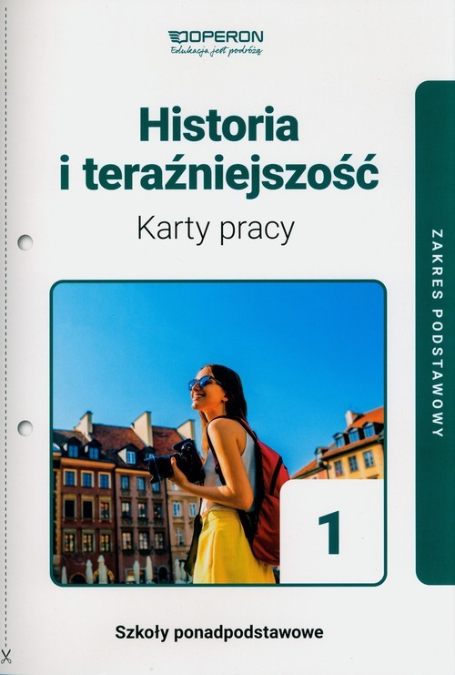okładka Historia i teraźniejszość 1 Karty pracy Zakres podstawowy Szkoły ponadpodstawowe książka | Beata Kubicka