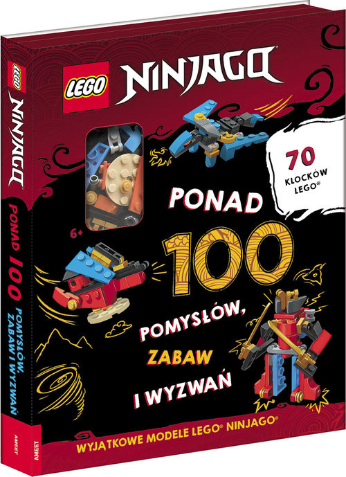 okładka Lego Ninjago Ponad 100 Pomysłów, zabaw i wyzwań książka