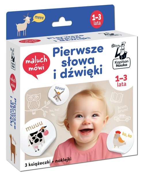 okładka Maluch mówi Pierwsze słowa i dźwięki książka