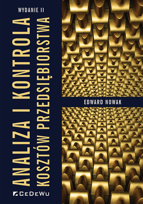okładka Analiza i kontrola kosztów przedsiębiorstwa książka | Edward Nowak
