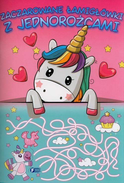 okładka Zaczarowane łamigłówki z jednorożcami książka