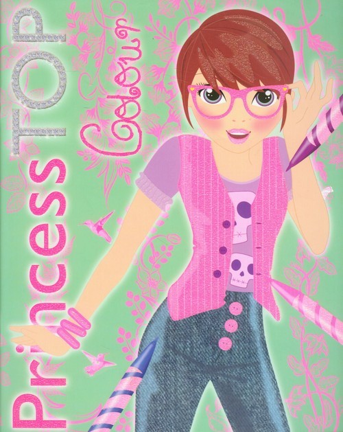 okładka Princess Top Colour Kolorowanka książka