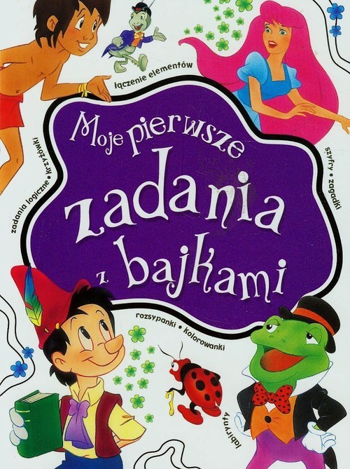okładka Moje pierwsze zadania z bajkami książka
