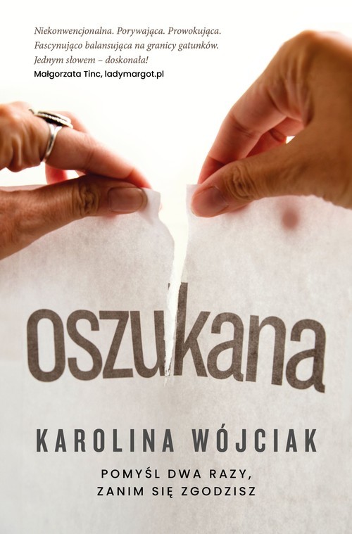 okładka Oszukana książka | Karolina Wójciak