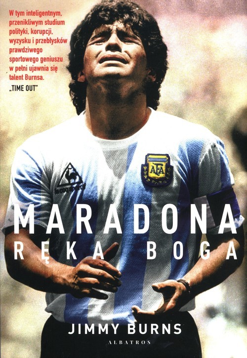 okładka Maradona Ręka Boga książka | Jimmy Burns