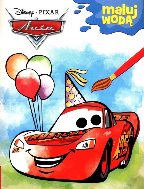 okładka Auta Maluj wodą książka