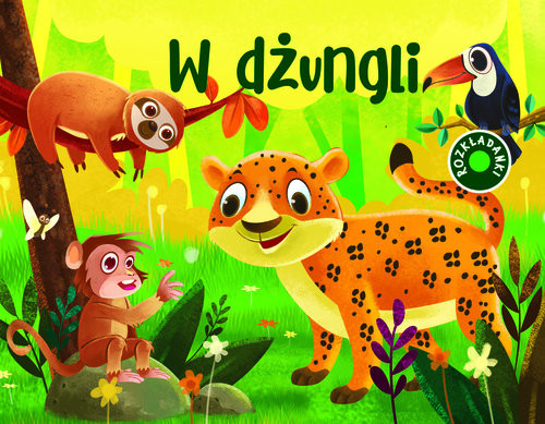 okładka W dżungli Rozkładanki książka