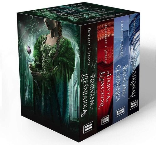 okładka Trylogia Klątwy Tom 1-4 Pakiet Porwana pieśniarka / Ukryta łowczyni / Waleczna czarownica + Niedoskonali książka