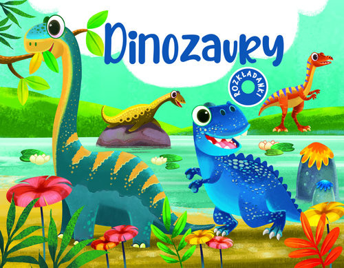 okładka Dinozaury Rozkładanki książka