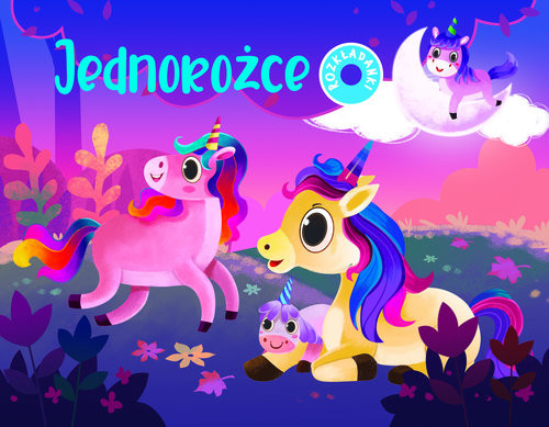okładka Jednorożce Rozkładanki książka