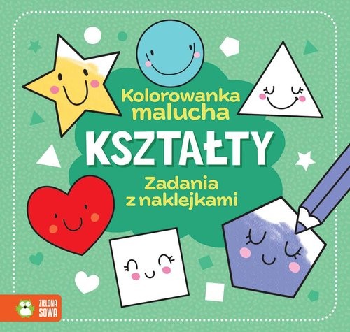 okładka Kolorowanka malucha Kształty książka