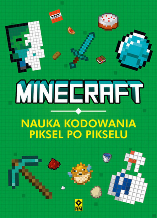 okładka Minecraft Nauka kodowania piksel po pikselu książka