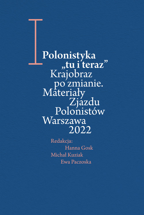 okładka Polonistyka Materiały Zjazdu Polonistów 2022 książka