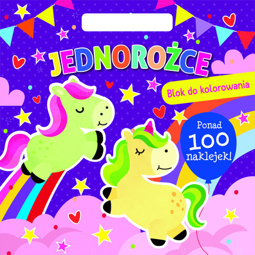 okładka Jednorożce Blok do kolorowania książka