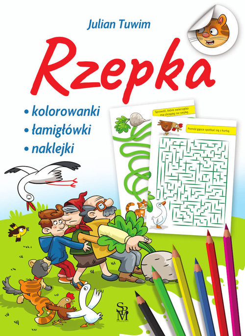 okładka Rzepka z naklejkami książka