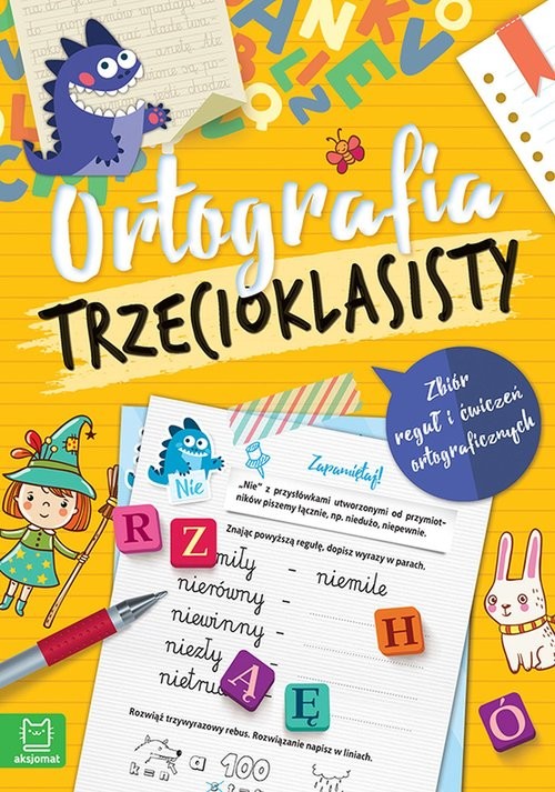 okładka Ortografia trzecioklasisty. Zbiór reguł i ćwiczeń ortograficznych. Wydanie III książka | Bogusław Michalec