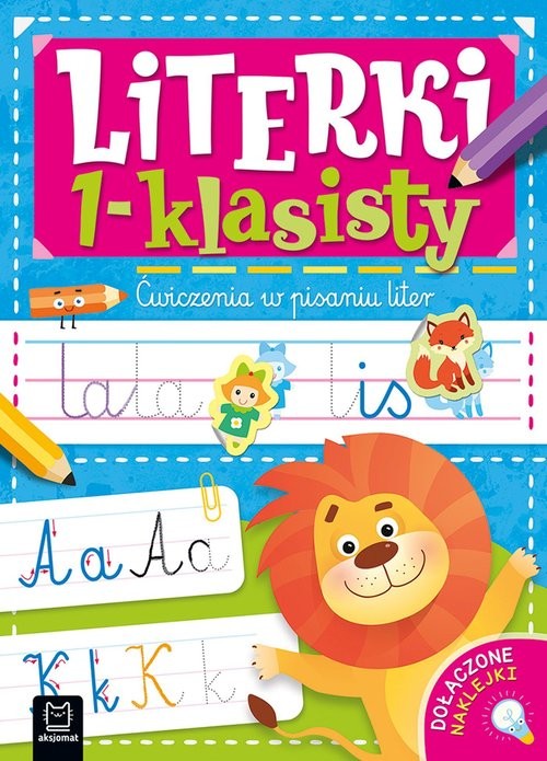 okładka Literki 1-klasisty. Ćwiczenia w pisaniu liter książka