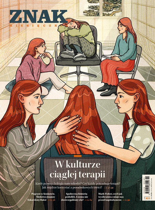 okładka Miesięcznik ZNAK Miesięcznik ZNAK 825 (02/2024) W kulturze ciągłej terapii ebook | epub, mobi | autor zbiorowy