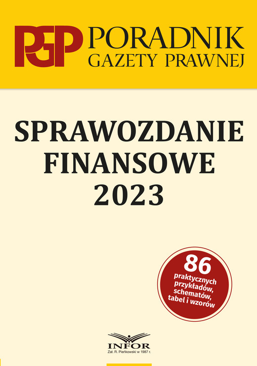 okładka Sprawozdanie finansowe 2023 ebook | pdf | Praca zbiorowa