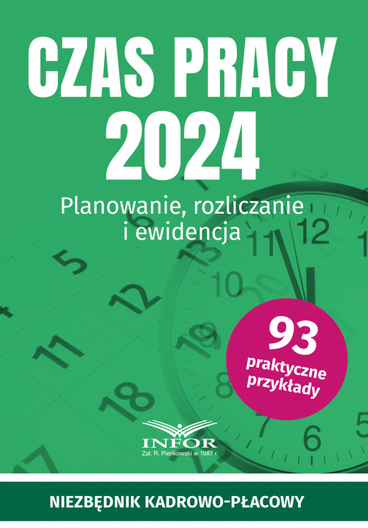 okładka Czas pracy 2024. Planowanie, rozliczanie i ewidencja ebook | pdf | Praca zbiorowa