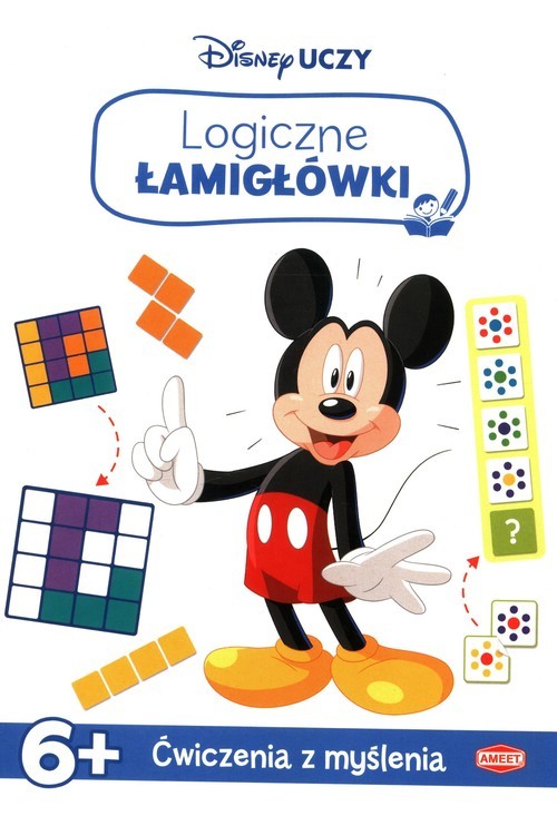 okładka Disney Uczy Miki Logiczne łamigłówki książka