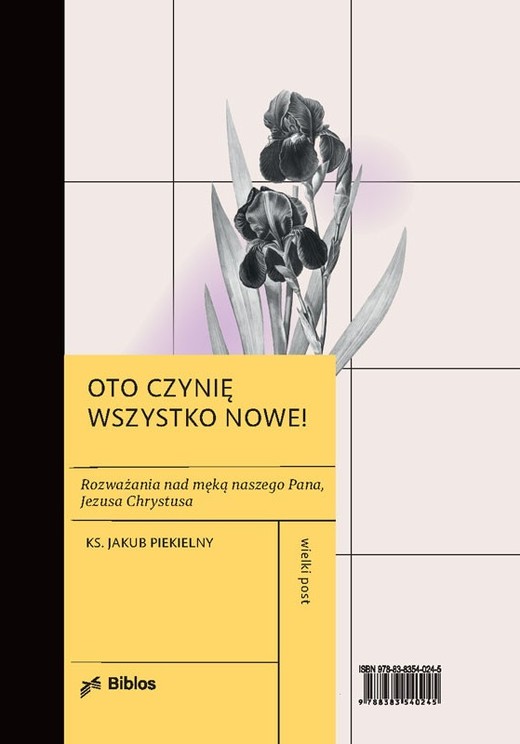 okładka Oto czynię wszystko nowe! Rozważania nad męką naszego Pana, Jezusa Chrystusa książka