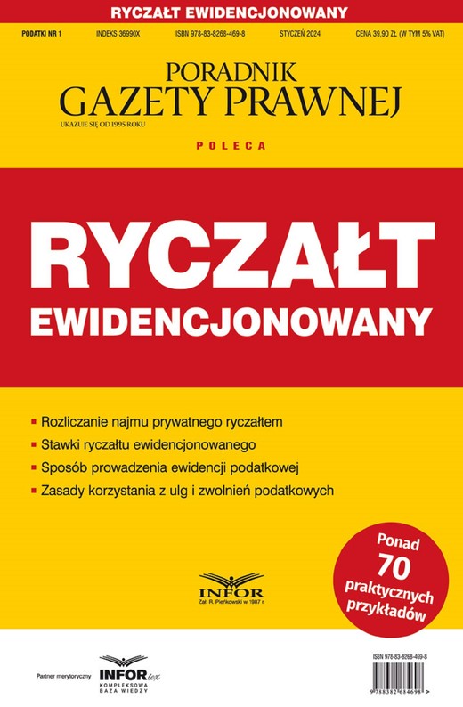 okładka Ryczałt ewidencjonowany ebook | pdf | Grzegorz Ziółkowski