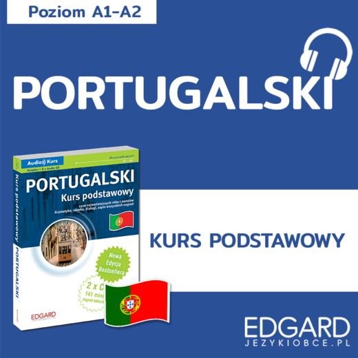 okładka Portugalski. Kurs podstawowy mp3 audiobook | MP3 | Gabriela Badowska, Piotr Machado