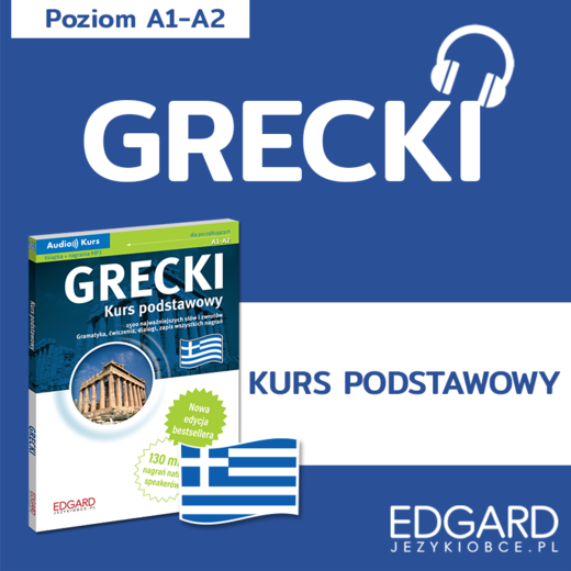 okładka Grecki. Kurs podstawowy mp3 audiobook | MP3 | Natalia Drosou