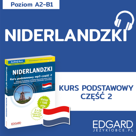 okładka Niderlandzki. Kurs podstawowy mp3 część 2 audiobook | MP3 | Paweł Mrowiec, Charlotte Pothuizen