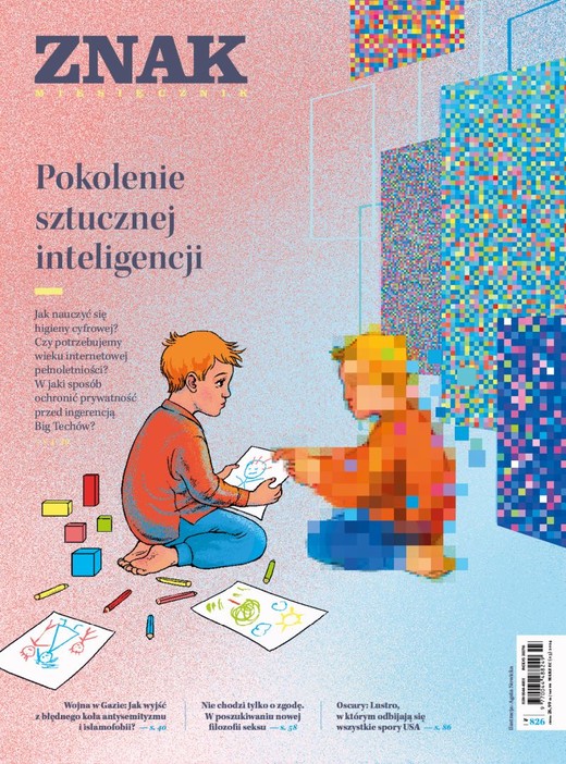 okładka Miesięcznik ZNAK 826 (03/2024) - Pokolenie sztucznej inteligencji książka | Autor zbiorowy