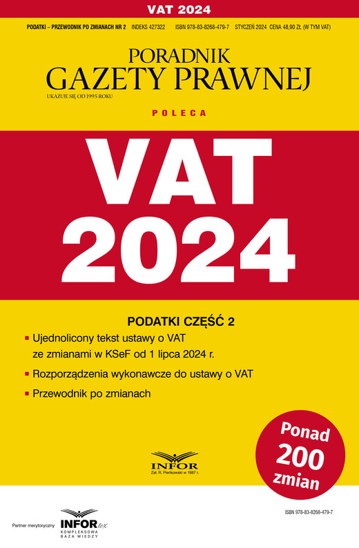 okładka VAT 2024 ebook | pdf | Praca zbiorowa