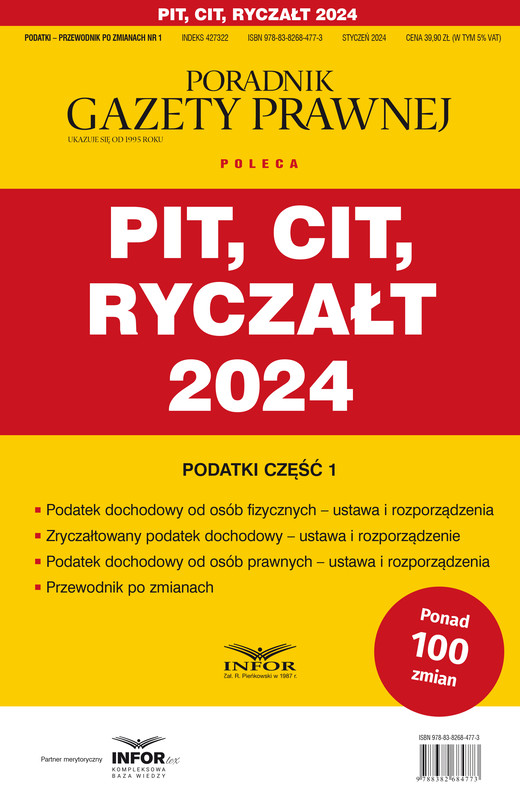 okładka PIT, CIT, Ryczałt 2024 ebook | pdf | Praca zbiorowa