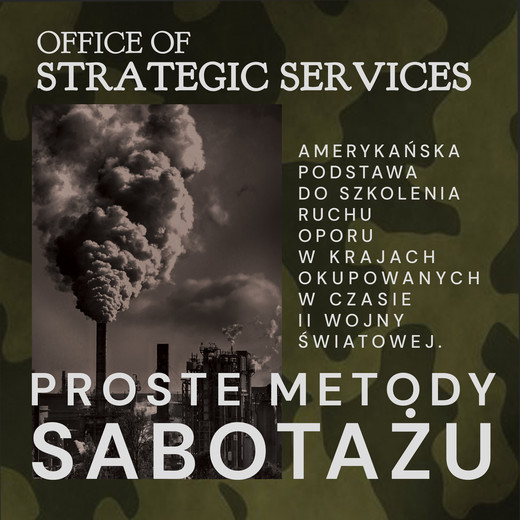 okładka Proste metody sabotażu (1944) audiobook | MP3 | Office of Strategic Services (CIA)