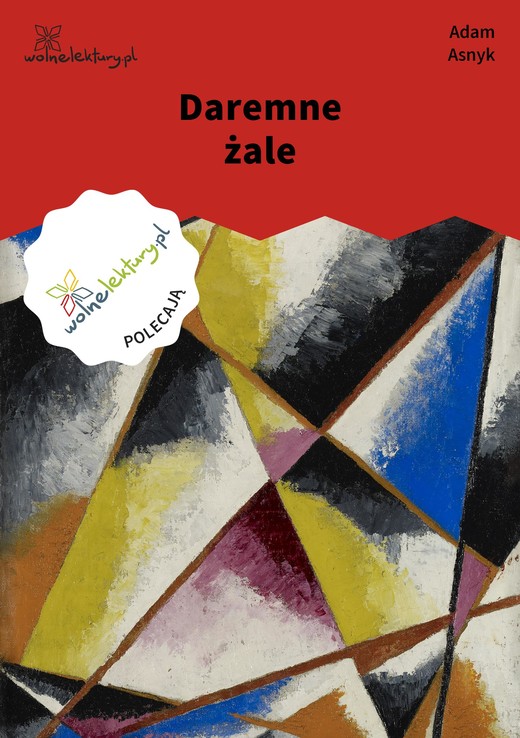 okładka Daremne żale ebook | epub, mobi | Adam Asnyk