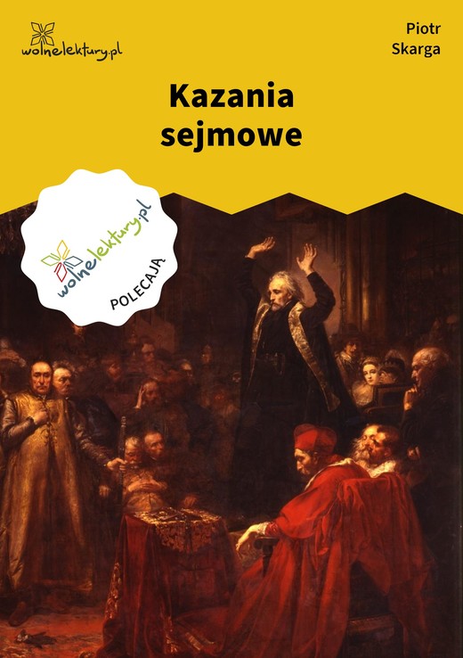 okładka Kazania sejmowe ebook | epub, mobi | Piotr Skarga