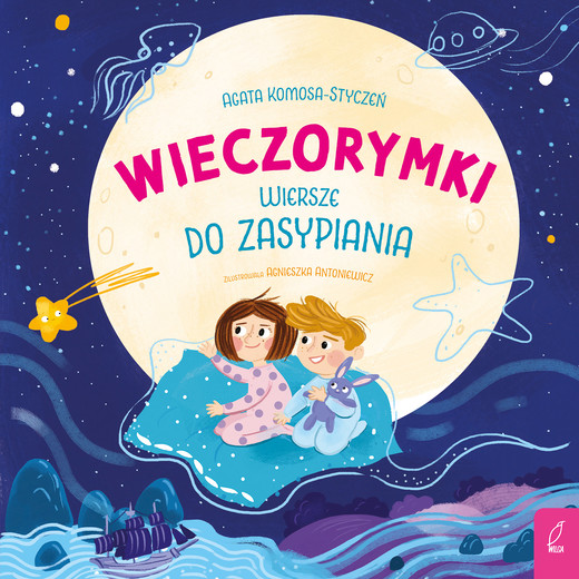 okładka Wieczorymki Wiersze do zasypiania książka | Agata Komosa-Styczeń