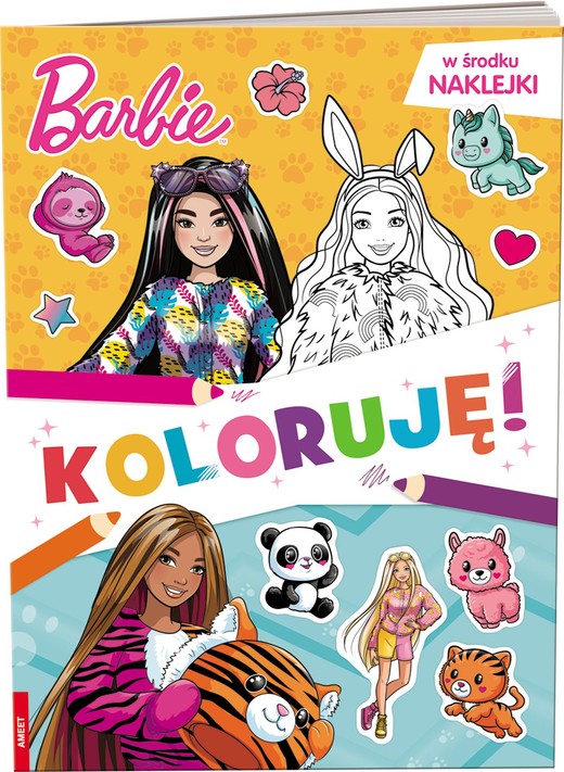 okładka Barbie Koloruję! książka