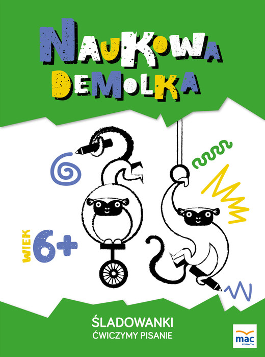 okładka Śladowanki Ćwiczymy pisanie 6+ książka