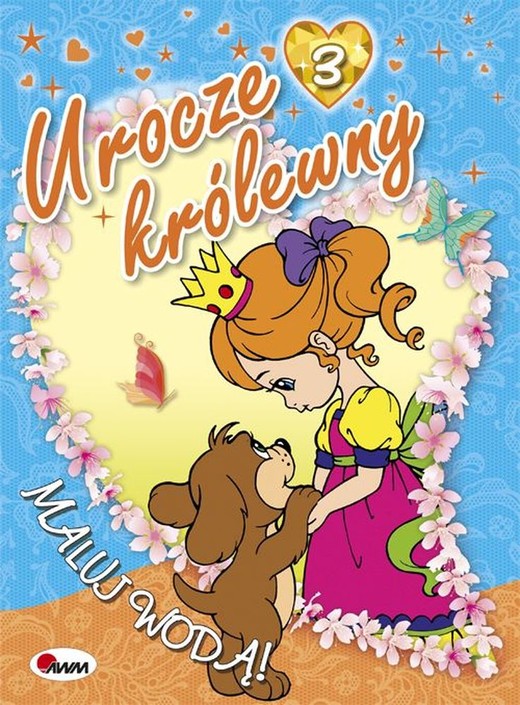 okładka Urocze królewny 3 Maluj wodą książka