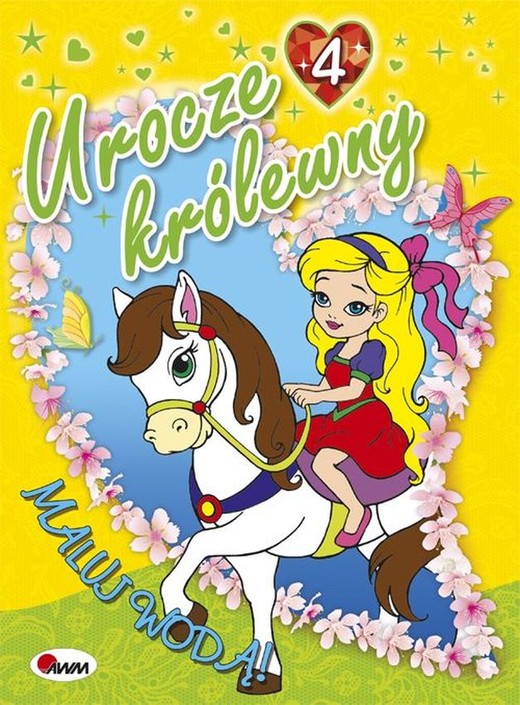 okładka Maluj wodą Urocze królewny 4 książka