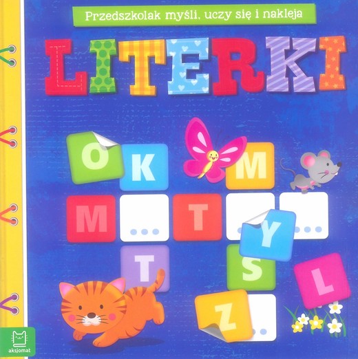 okładka Literki. Przedszkolak myśli, uczy się i nakleja książka | Anna Podgórska