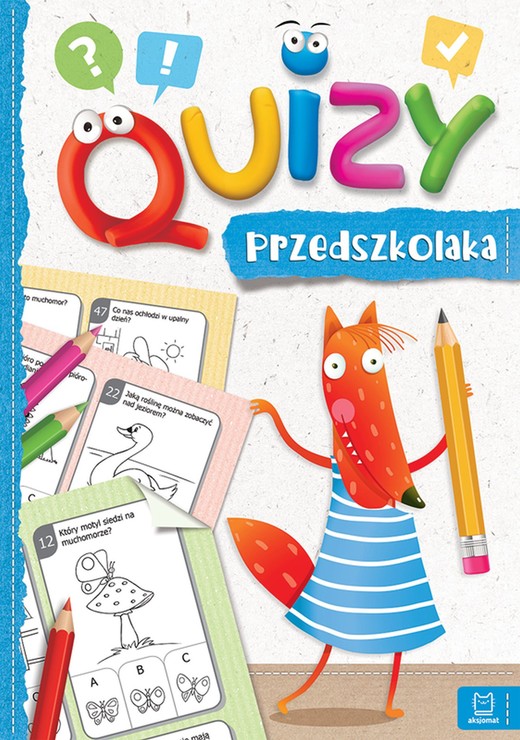 okładka Quizy przedszkolaka cz.2 niebieskie książka