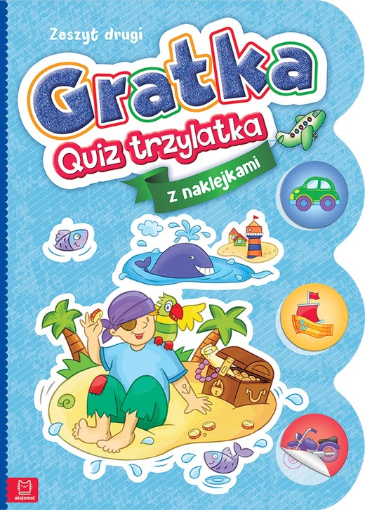 okładka Gratka-Quiz trzylatka. Zeszyt drugi książka