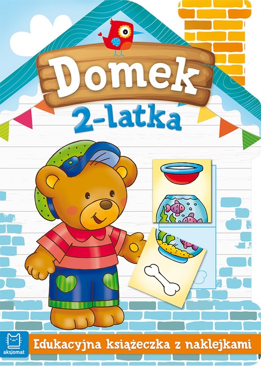 okładka Domek 2-latka. Edukacyjna książeczka z naklejkami książka